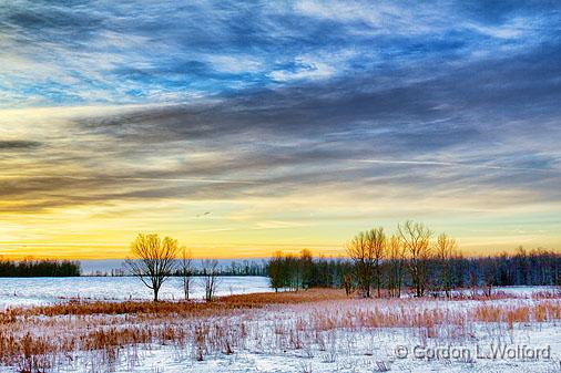 Sunrise Snowscape_21126.jpg - Photographed near Smiths Falls, Ontario, Canada.